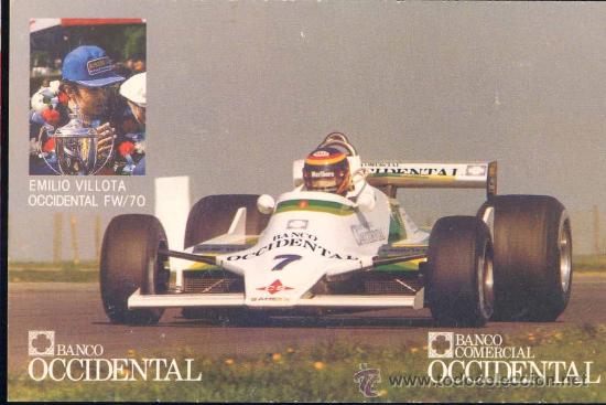 Coleccionismo deportivo: F&Oacute;RMULA 1.- EMILIO VILLOTA - Foto 1