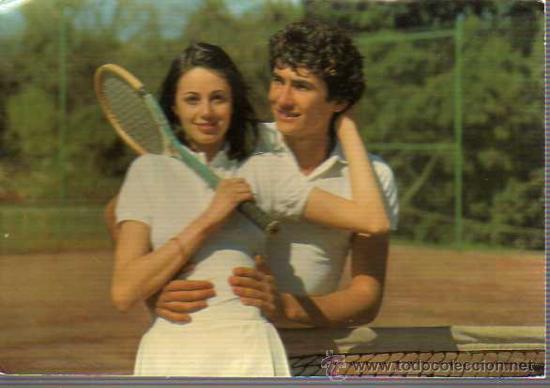 Coleccionismo deportivo: postal de tenis ( RAQUETA) - Foto 1