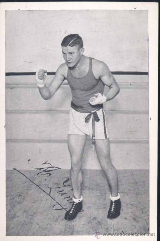 Coleccionismo deportivo: POSTAL DEL BOXEADOR M. ZU&Ntilde;IGA - Foto 1