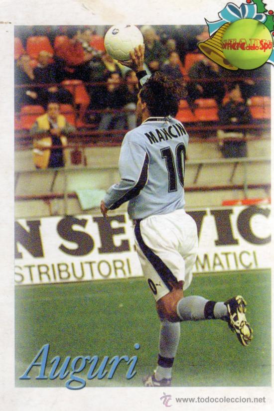 Coleccionismo deportivo: ROBERTO MANCINI AUGURI ESCRITA SIN CIRCULAR - Foto 1
