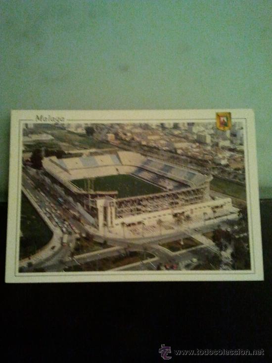 Coleccionismo deportivo: POSTAL DEL ESTADIO LA ROSALEDA MALAGA - Foto 1