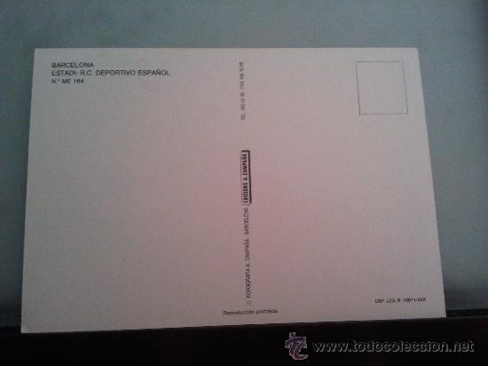 Coleccionismo deportivo: POSTAL SARRIA ESPA&Ntilde;OL ESPANYOL - Foto 2