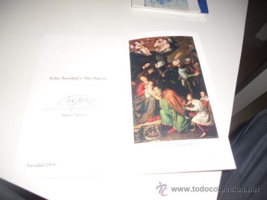 Coleccionismo deportivo: FELICITACION DE NAVIDAD - Foto 1