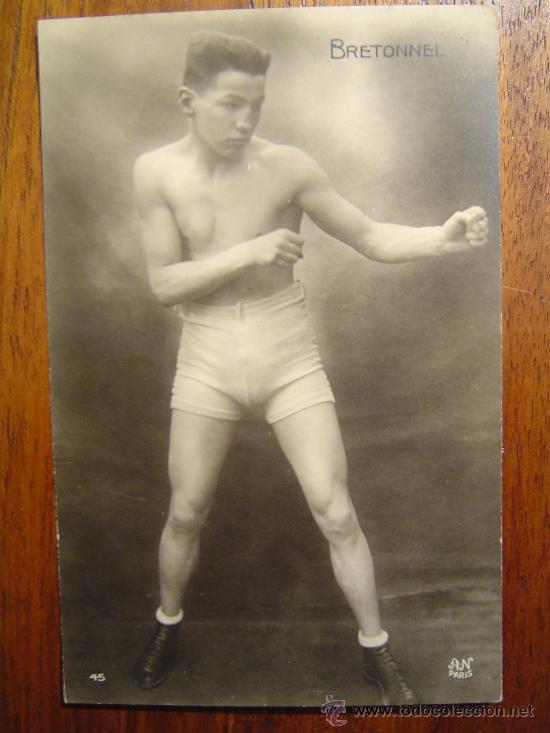 Coleccionismo deportivo: POSTAL DE BOXEO - BRETONNEL - Foto 1