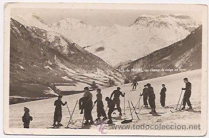 Coleccionismo deportivo: Esqu&iacute;. Postal antigua. Grenoble - Foto 1