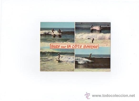 Coleccionismo deportivo: POSTAL SURF LA COSTA VASCA FRANCESA - Foto 1