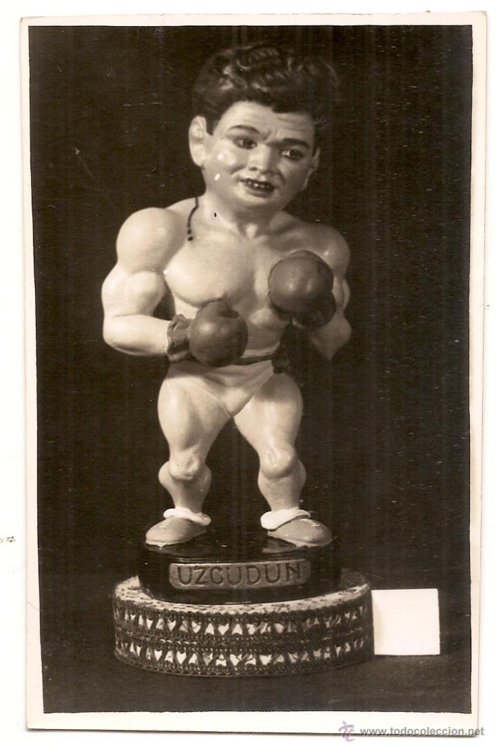 Coleccionismo deportivo: Boxeo. Postal de Uzcudun - Foto 1