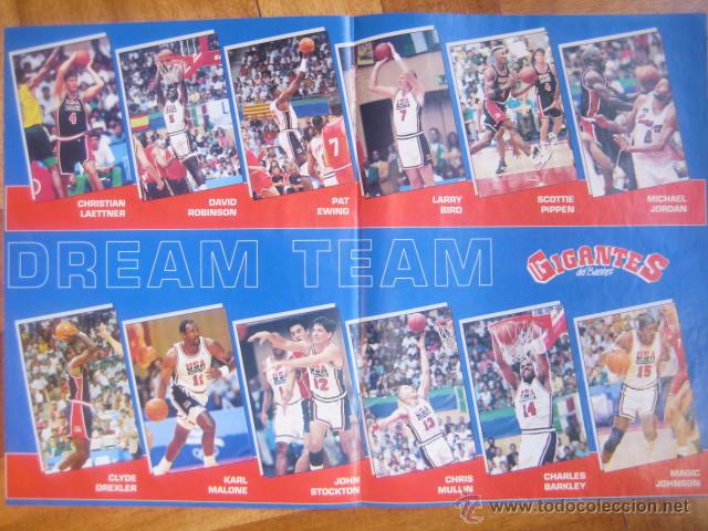 Coleccionismo deportivo: POSTER DE LOS COMPONENTES DEL DREAM TEAM DE BARCELONA 92 - Foto 1