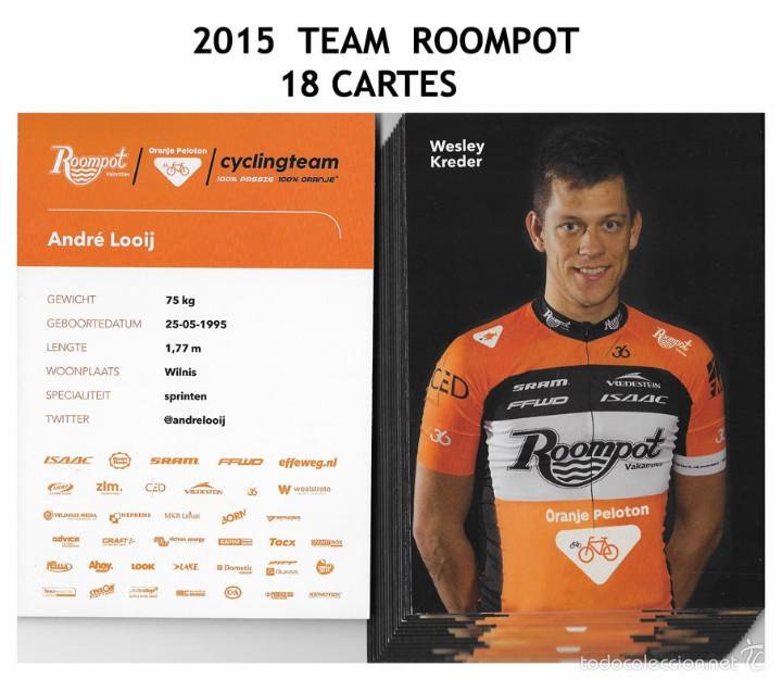 Coleccionismo deportivo: EQUIPO CICLISTA ROOMPOT 2015 ( 18 TARJETAS ) - Foto 1