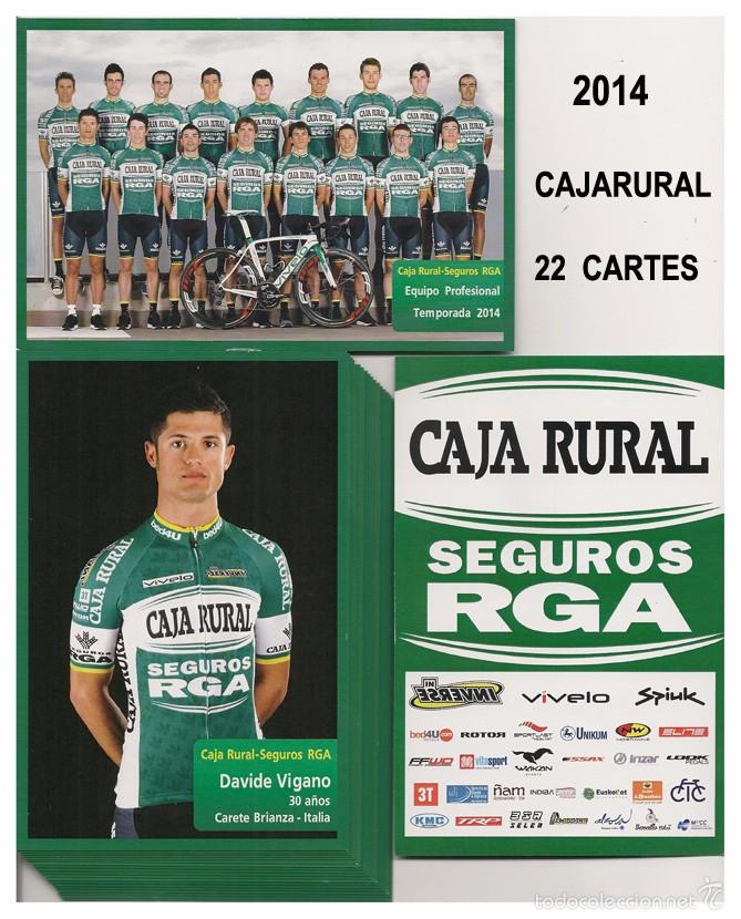 Coleccionismo deportivo: EQUIPO CICLISTA CAJARURAL 2014 ( 22 TARJETAS ) - Foto 1