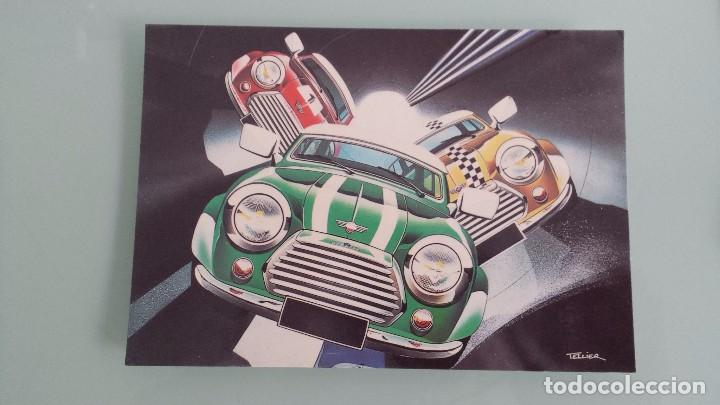 Coleccionismo deportivo: Postal Mini Morris Cooper - Foto 1
