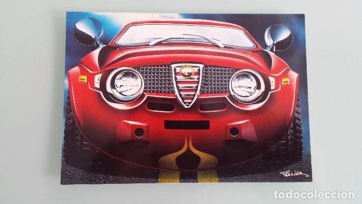 Coleccionismo deportivo: Postal Alfa Romeo - Foto 1