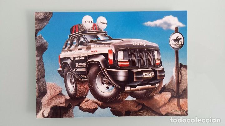 Coleccionismo deportivo: Postal Jeep Cherokee - Foto 1