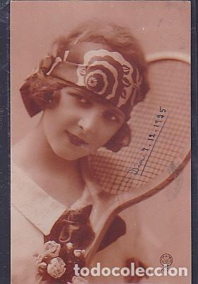 Coleccionismo deportivo: POSTAL ROMANTICA TENIS - Foto 1