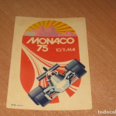 Coleccionismo deportivo: MONACO 75 