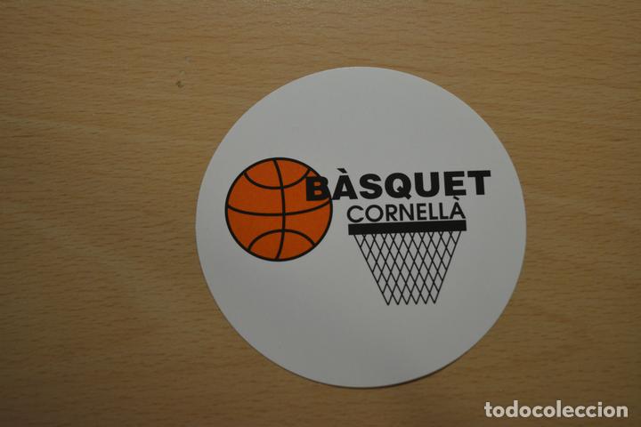 Coleccionismo deportivo: PEGATINA DEL CLUB BASQUET CORNELLA - Foto 1