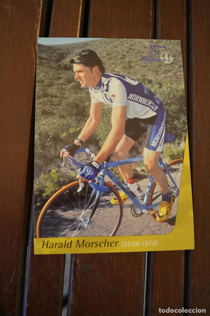 Coleccionismo deportivo: POSTAL DEL CICLISTA HARALD MORSCHER - Foto 1
