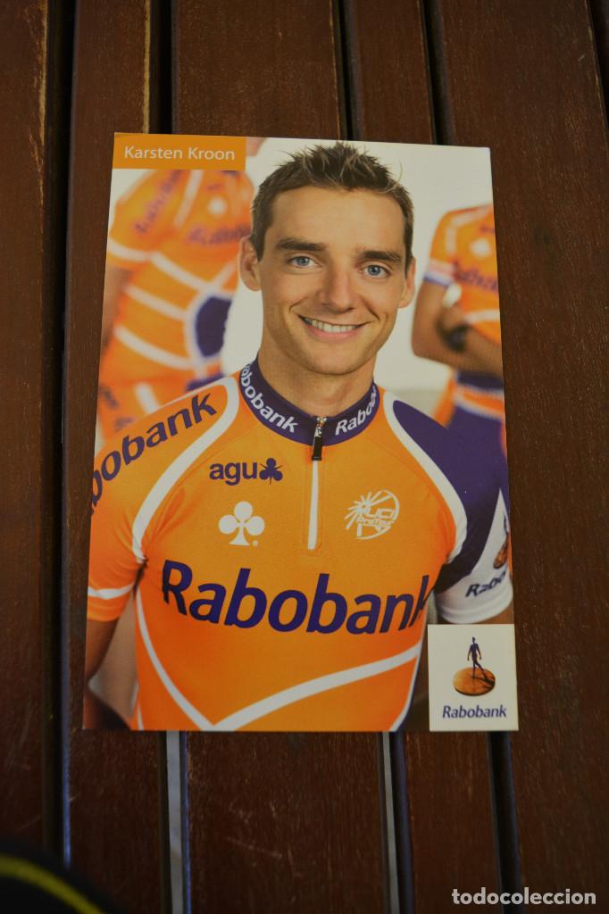 Coleccionismo deportivo: POSTAL DEL CICLISTA KARSTEN KROON - Foto 1