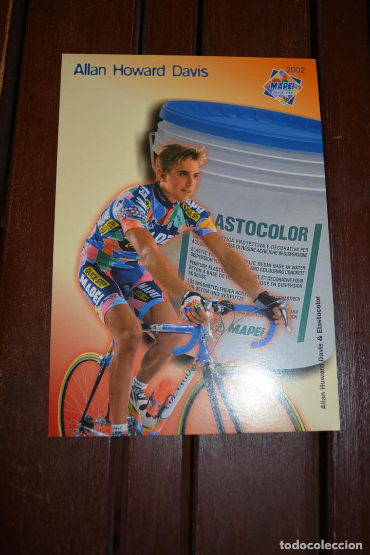 Coleccionismo deportivo: POSTAL DEL CICLISTA ALAN HOWARD DAVIS - Foto 1