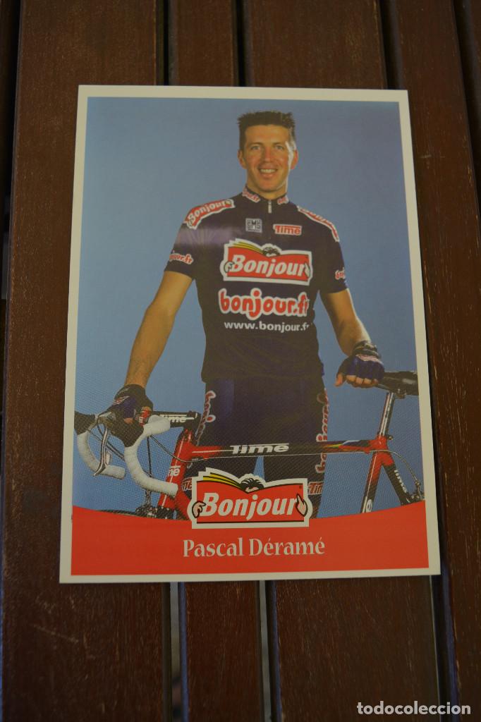 Coleccionismo deportivo: POSTAL DEL CICLISTA PASCAL DERAME - Foto 1