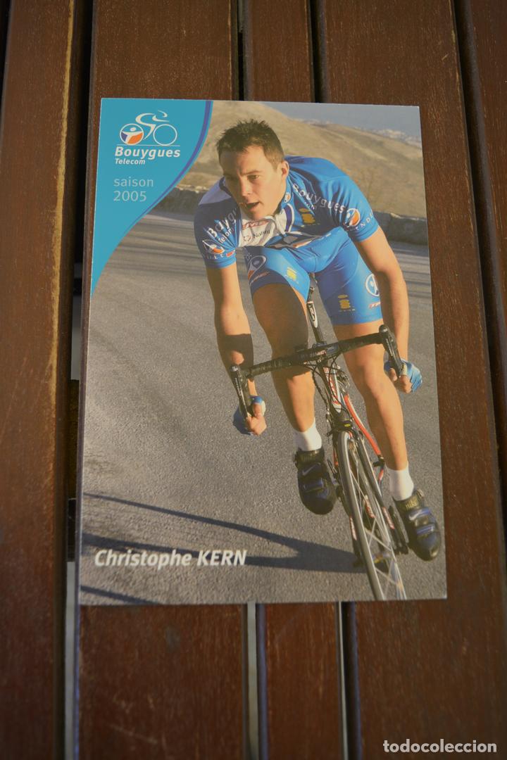 Coleccionismo deportivo: POSTAL DEL CICLISTA CHRISTOPHE KERN - Foto 1