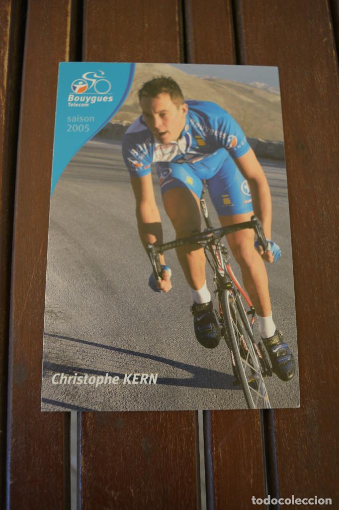 Coleccionismo deportivo: POSTAL DEL CICLISTA CHRISTOPHE KERN - Foto 1