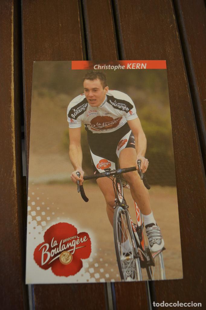 Coleccionismo deportivo: POSTAL DEL CICLISTA CHRISTOPHE KERN - Foto 1