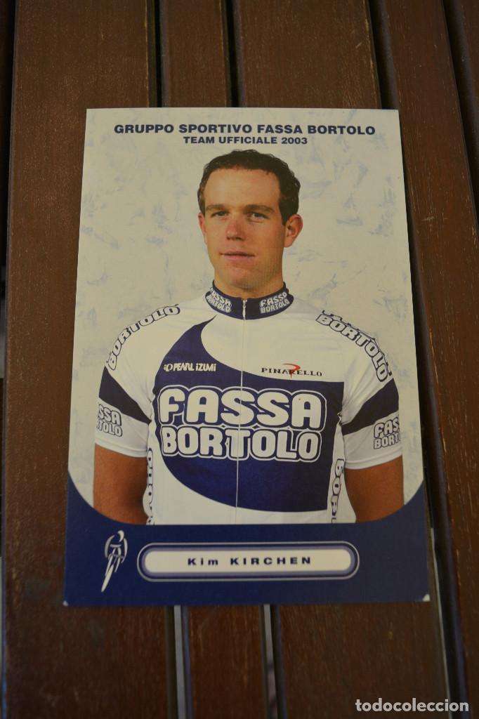 Coleccionismo deportivo: POSTAL DEL CICLISTA KIM KIRCHEN - Foto 1