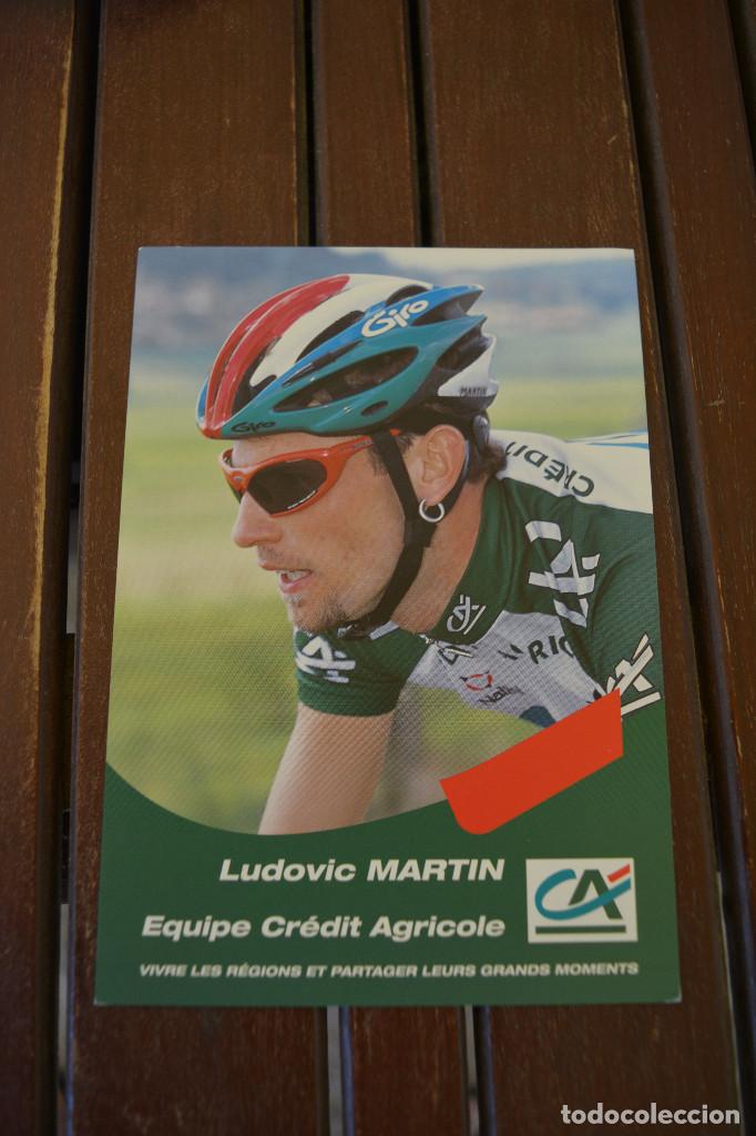 Coleccionismo deportivo: POSTAL DEL CICLISTA LUDOVIC MARTIN - Foto 1