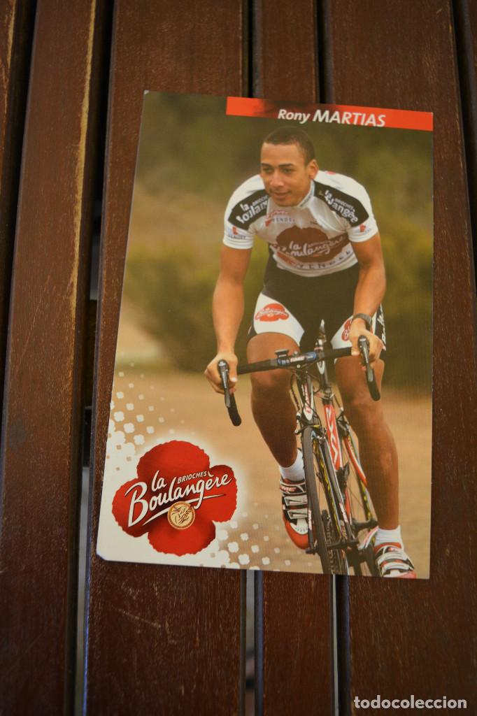 Coleccionismo deportivo: POSTAL DEL CICLISTA RONY MARTIAS - Foto 1