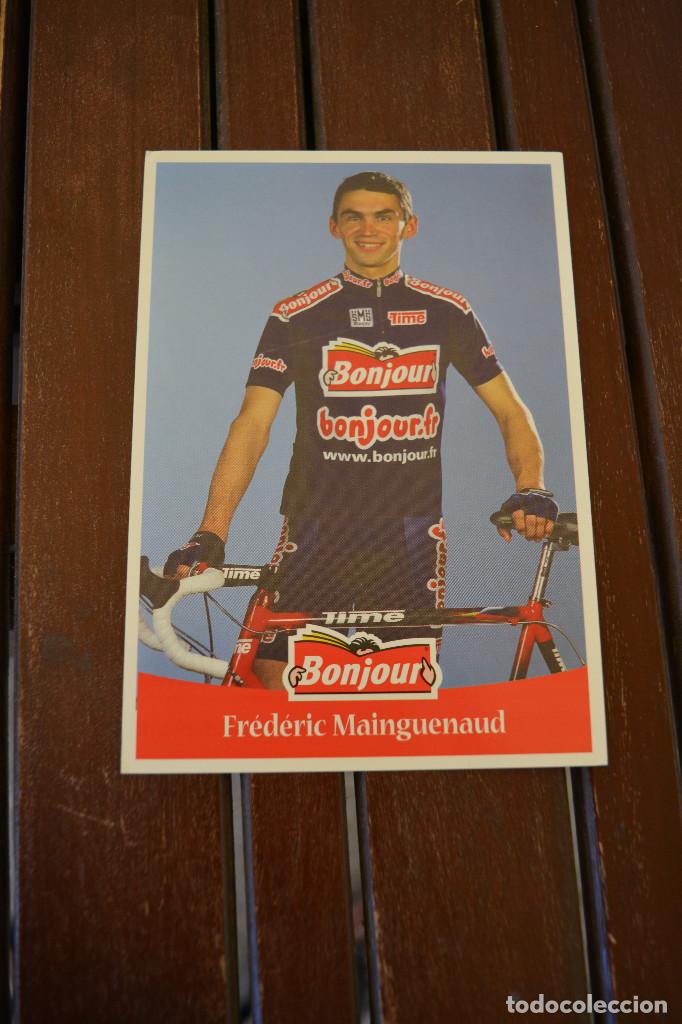 Coleccionismo deportivo: POSTAL DEL CICLISTA FREDERIC MAINQUENAUD - Foto 1