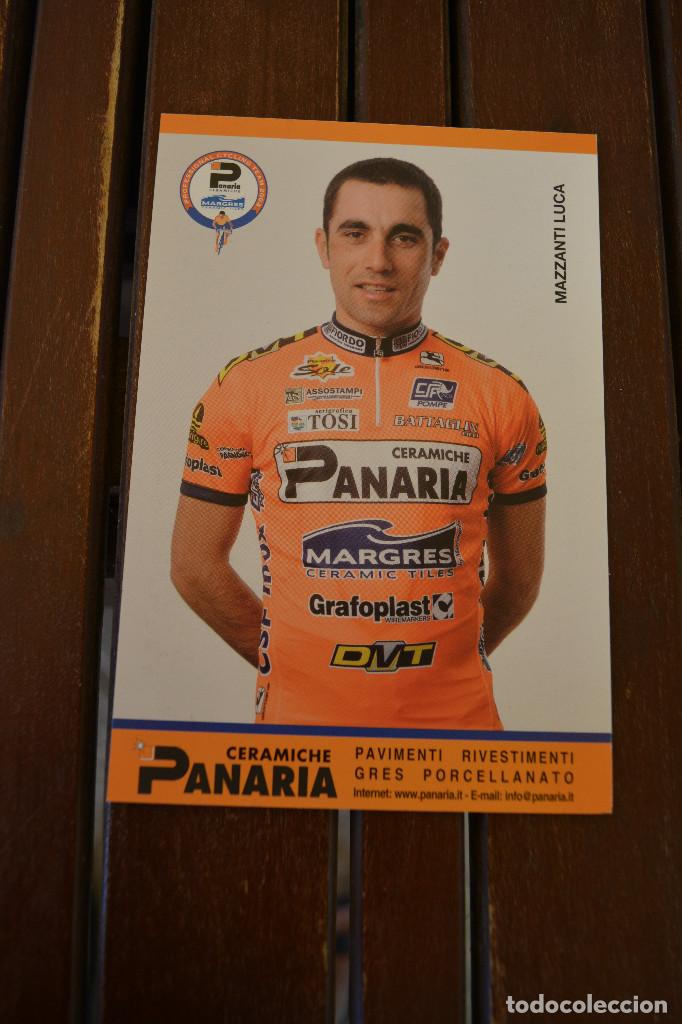 Coleccionismo deportivo: POSTAL DEL CICLISTA LUCA MAZZANTI - Foto 1
