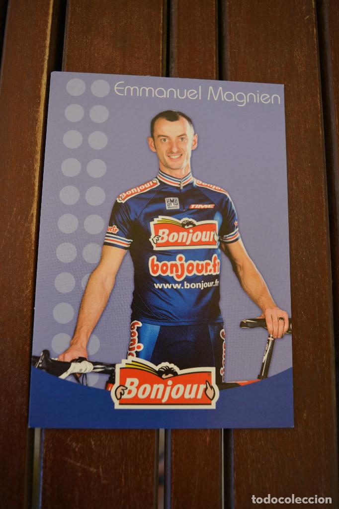 Coleccionismo deportivo: POSTAL DEL CICLISTA EMMANUEL MAGNIEN - Foto 1