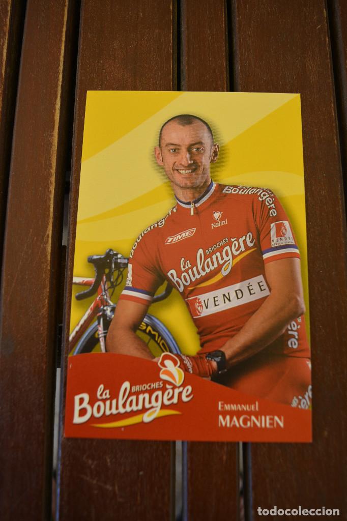 Coleccionismo deportivo: POSTAL DEL CICLISTA EMMANUEL MAGNIEN - Foto 1