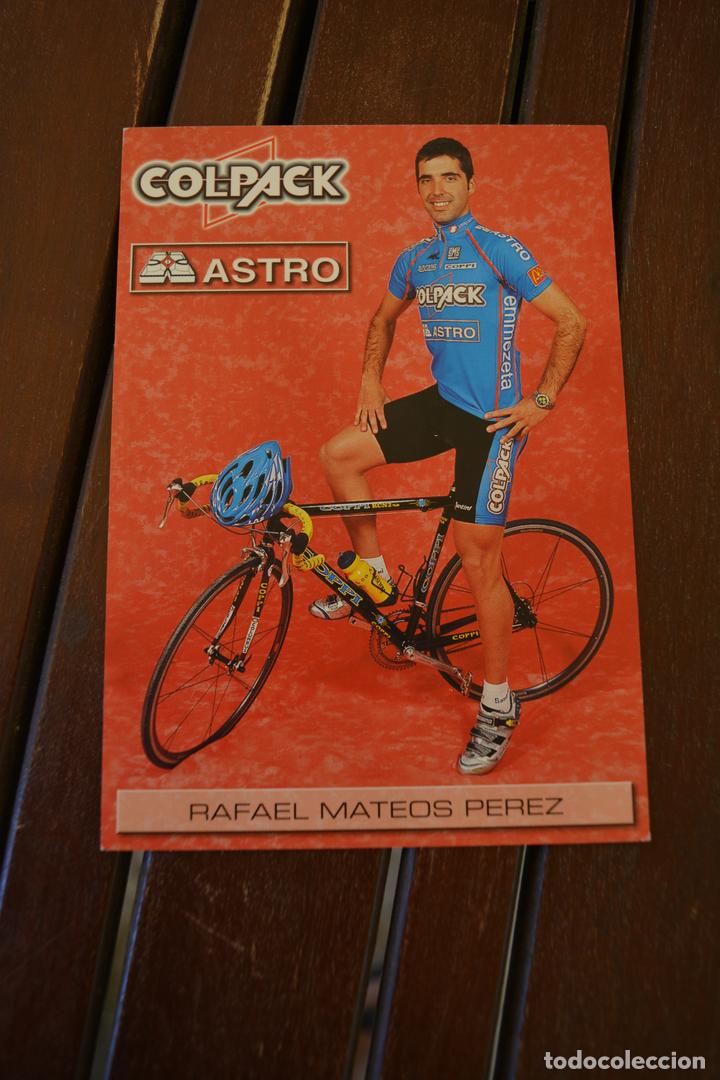 Coleccionismo deportivo: POSTAL DEL CICLISTA RAFAEL MATEOS PEREZ - Foto 1