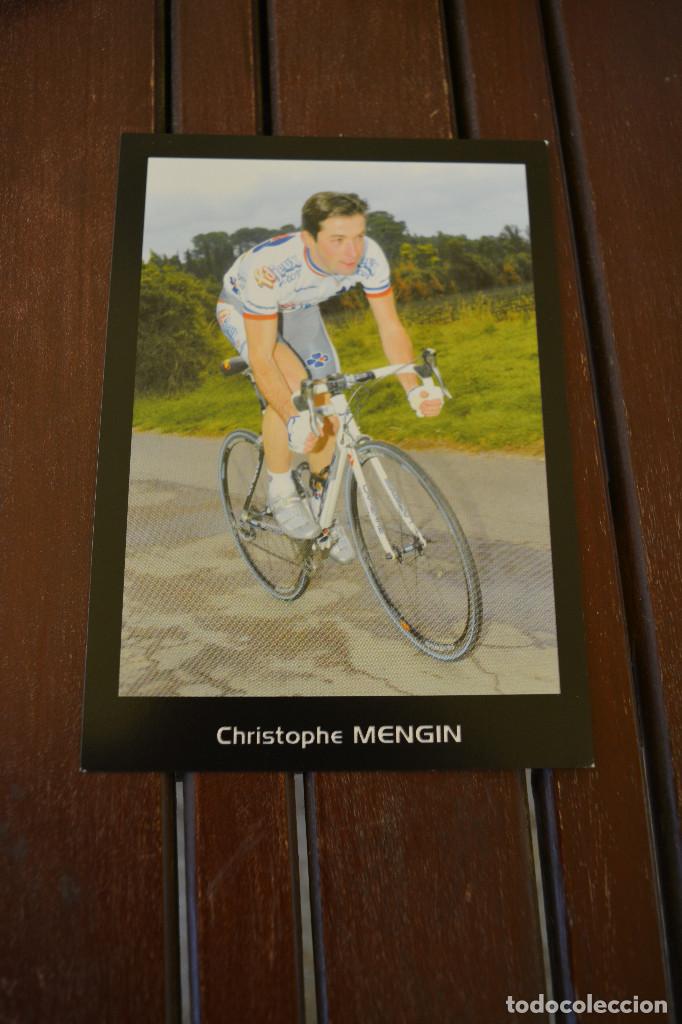 Coleccionismo deportivo: POSTAL DEL CICLISTA CHRISTOPHE MENGIN - Foto 1