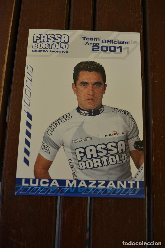 Coleccionismo deportivo: POSTAL DEL CICLISTA LUCA MAZZANTI - Foto 1