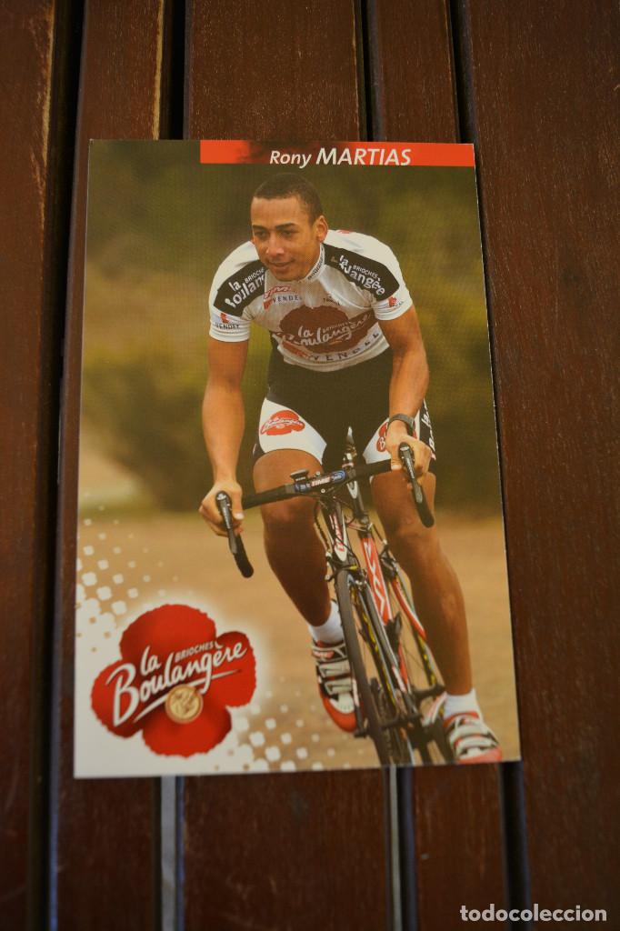Coleccionismo deportivo: POSTAL DEL CICLISTA RONY MARTIAS - Foto 1