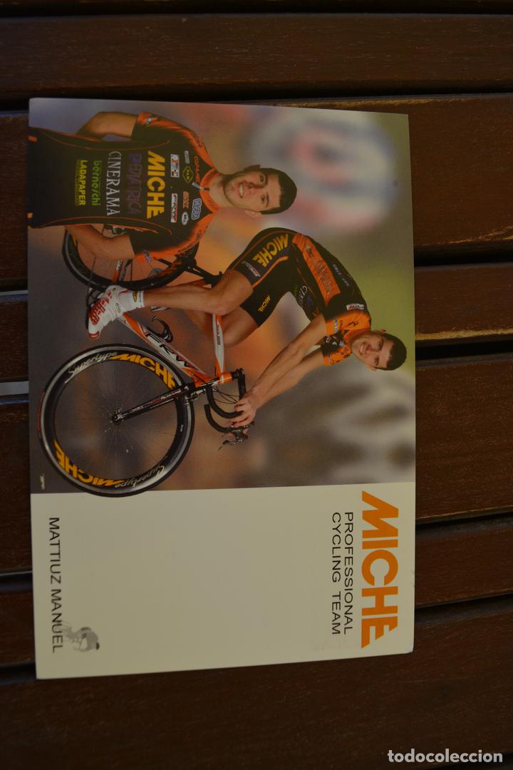 Coleccionismo deportivo: POSTAL DEL CICLISTA MANUEL MATTIUZ - Foto 1