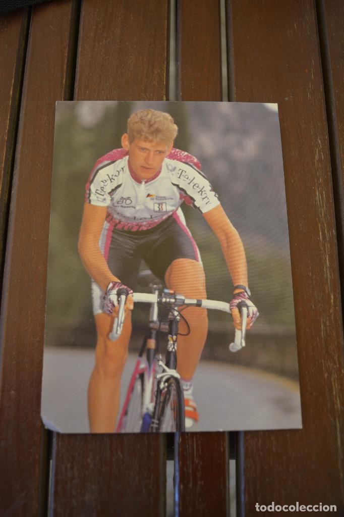 Coleccionismo deportivo: POSTAL DEL CICLISTA ROLF ALDAG - Foto 1