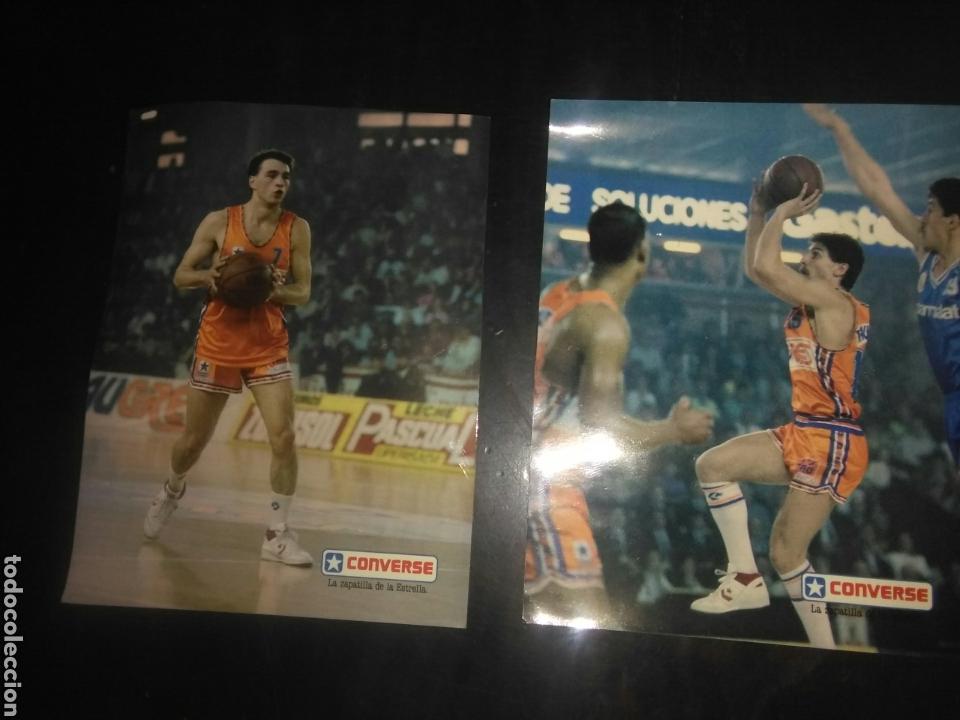 Coleccionismo deportivo: 2 postales basket converse taugres baskonia, euskadi - Foto 1