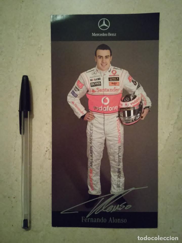 tarjeta original - fernando alonso - formula 1 - Comprar Postales