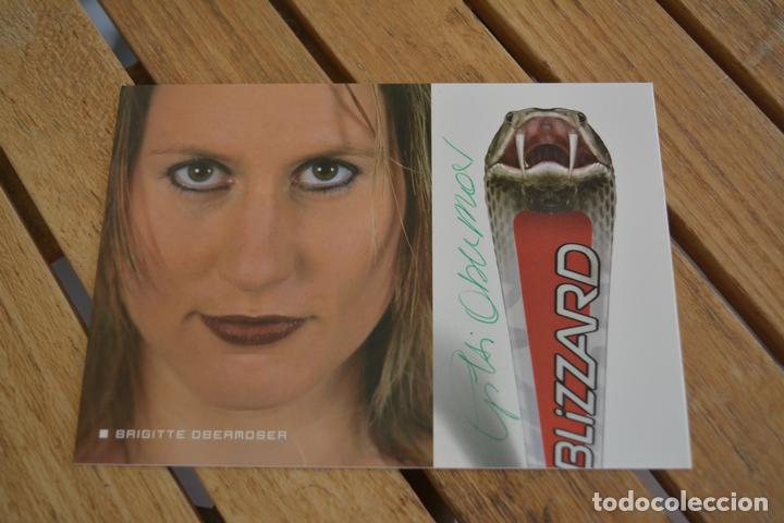 Coleccionismo deportivo: POSTAL DE BRIGITTE OBERMOSER (ESQUI) AUSTRIA - Foto 1