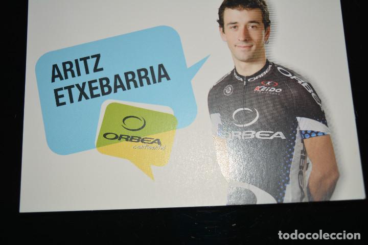 Coleccionismo deportivo: POSTAL DE ARITZ ETXEBARRIA (ORBEA).CICLISTA - Foto 1