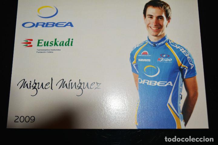 Coleccionismo deportivo: POSTAL DE MIGUEL MINGUEZ (ORBEA).CICLISTA - Foto 1