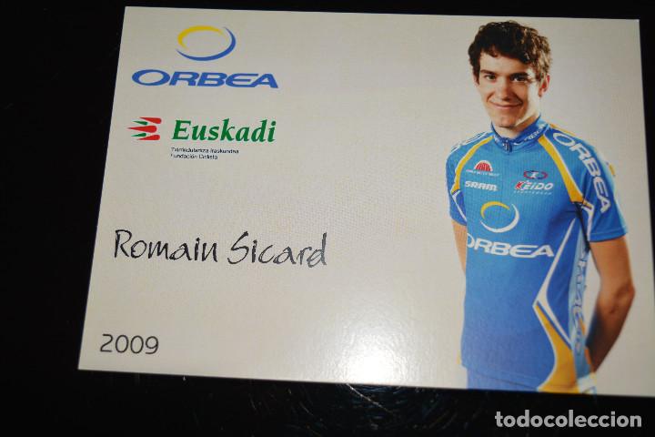 Coleccionismo deportivo: POSTAL DE ROMAIN SICARD (ORBEA).CICLISTA - Foto 1