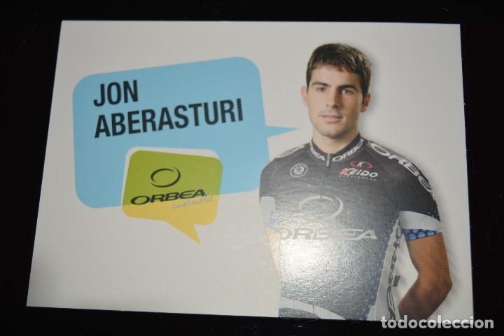 Coleccionismo deportivo: POSTAL DE JON ABERASTURI (ORBEA).CICLISTA - Foto 1