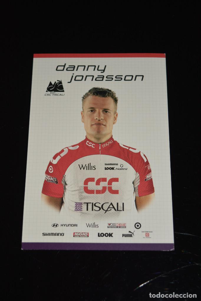 Coleccionismo deportivo: POSTAL DEL CICLISTA DANNY JONASSON (CSC) - Foto 1
