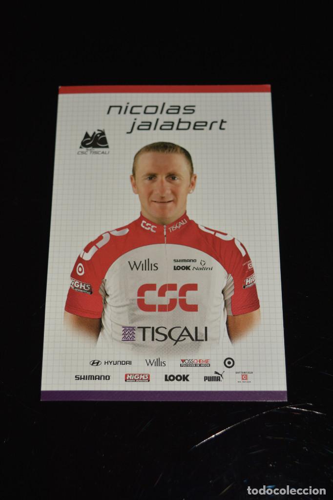 Coleccionismo deportivo: POSTAL DEL CICLISTA NICOLAS JALABERT (CSC) - Foto 1