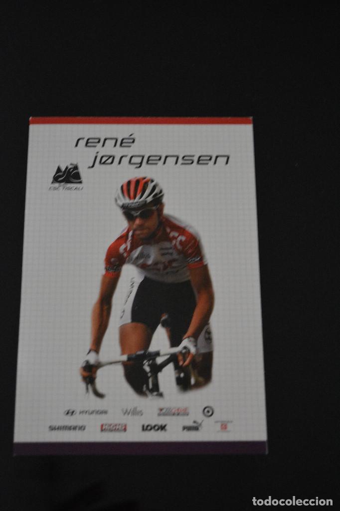 Coleccionismo deportivo: POSTAL DEL CICLISTA RENE JORGENSEN (CSC) - Foto 1